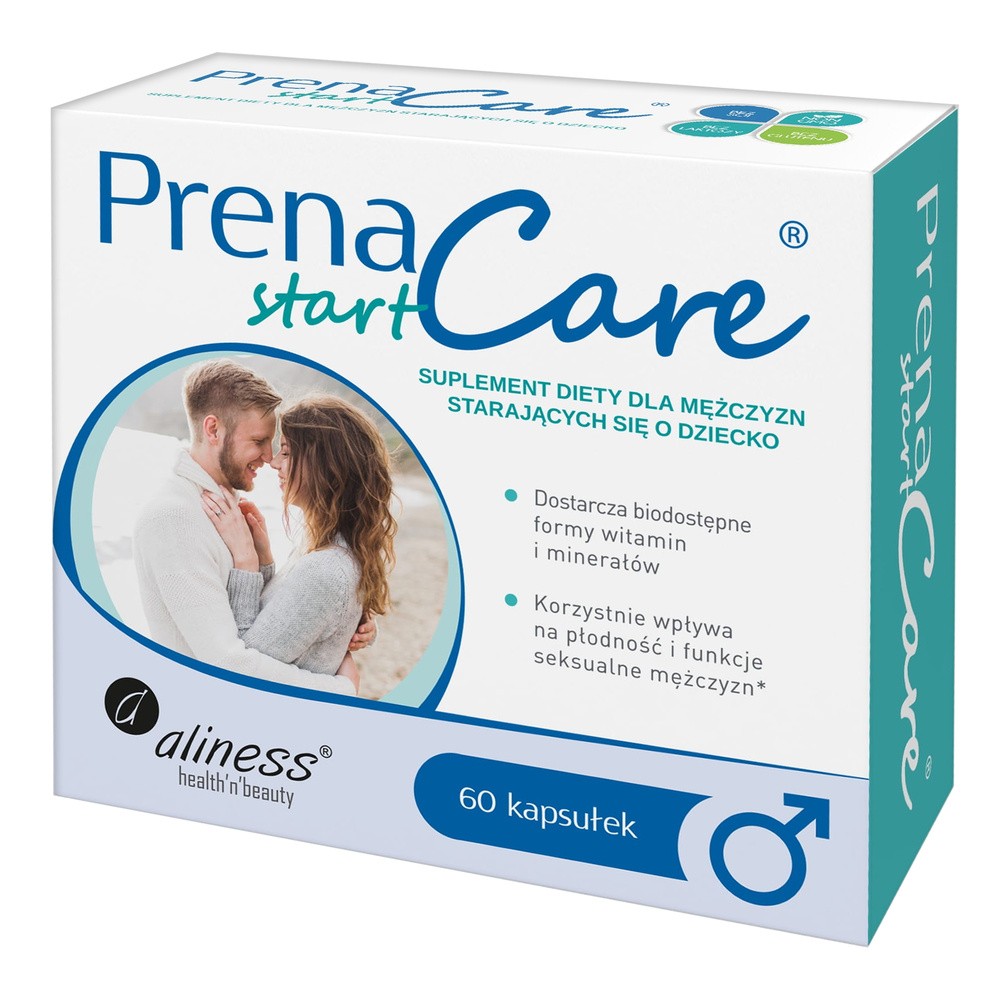 Aliness PrenaCare® START dla mężczyzn starających się o dziecko  60vkaps.