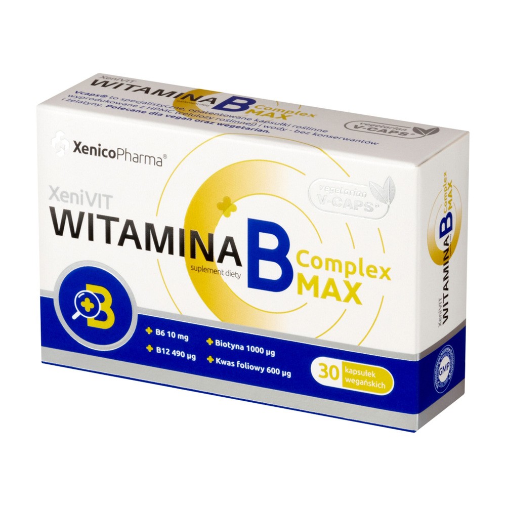 XenicoPharma Witamina B Complex MAX 30 vege kapsułek