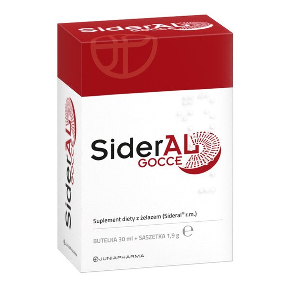 Sideral Gocce, butelka, 30ml + proszek w saszetce 1,9g