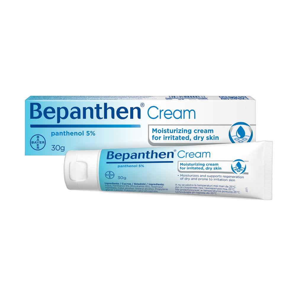 Bepanthen Cream, specjalistyczny krem na suchą i skłonną do podrażnień skórę, od 3 lat, 30 g