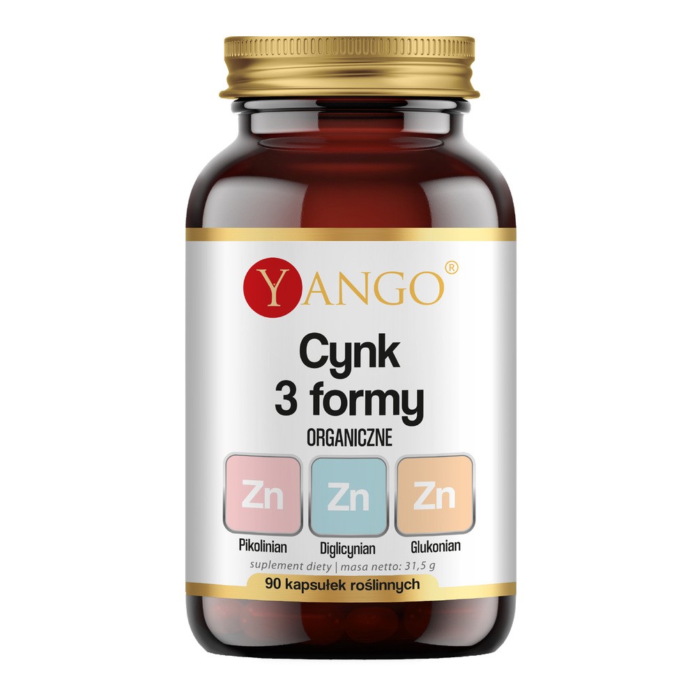 Yango - Cynk 3 Formy - 90 kapsułek