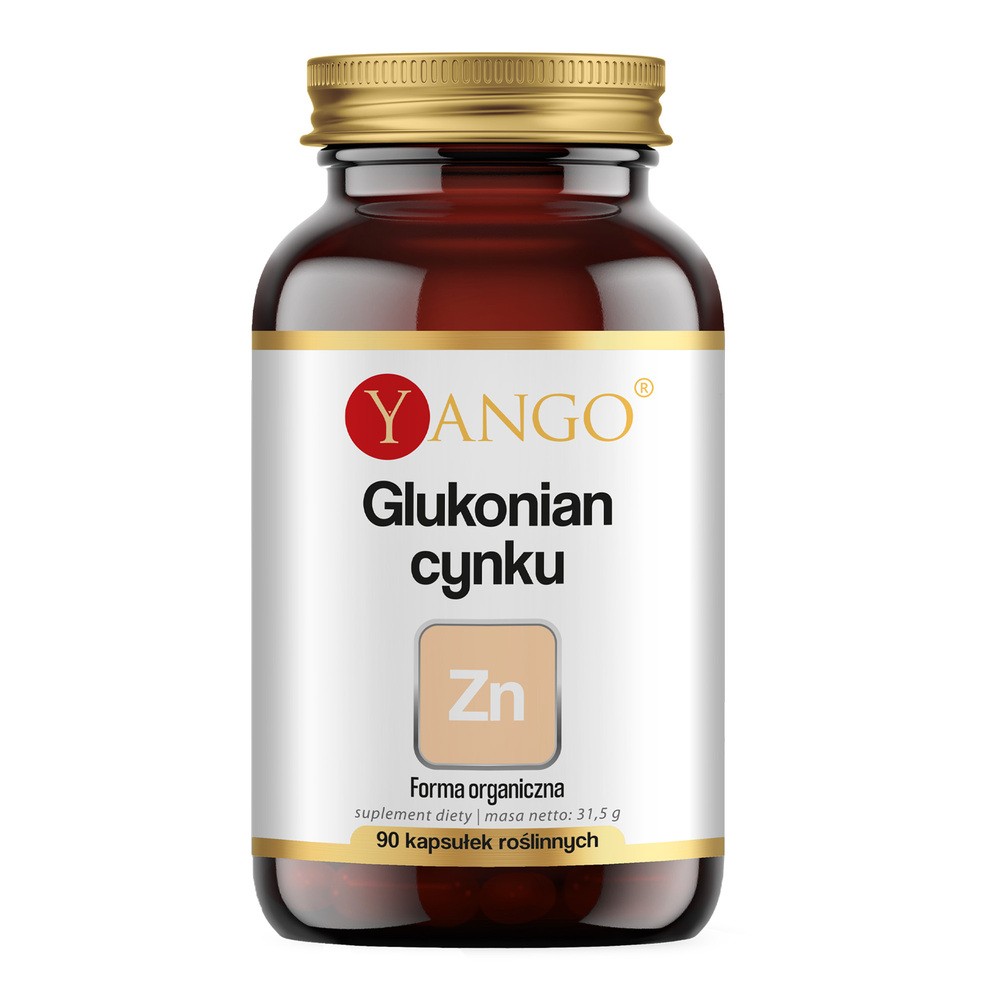 Suplement diety, Yango - Glukonian Cynku — 90 kapsułek