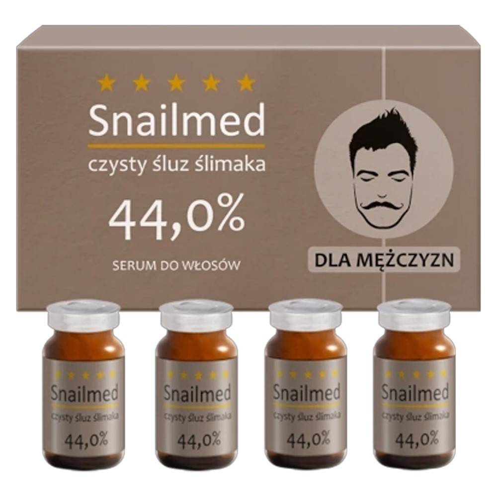 Snailmed Serum dla brodaczy ze śluzem ślimaka 4 x 8ml