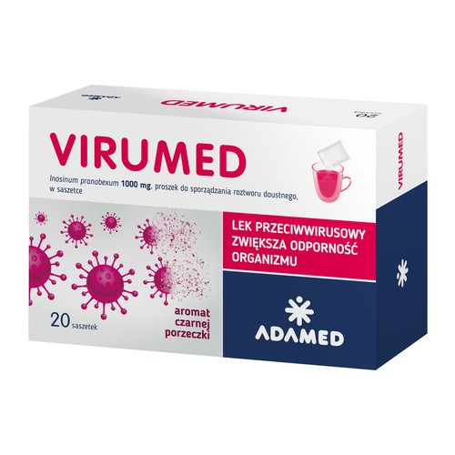 Virumed, 1000 mg, proszek do sporządzania roztworu doustnego, 20 saszetek po 1 g