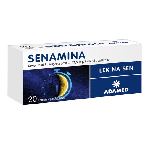 Senamina, 12,5 mg, tabletki powlekane, 20 sztuk