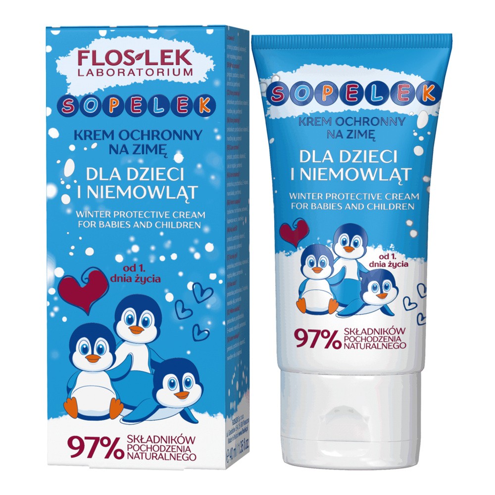 Floslek Sopelek Krem ochronny dla dzieci i niemowląt na zimę 50 ml