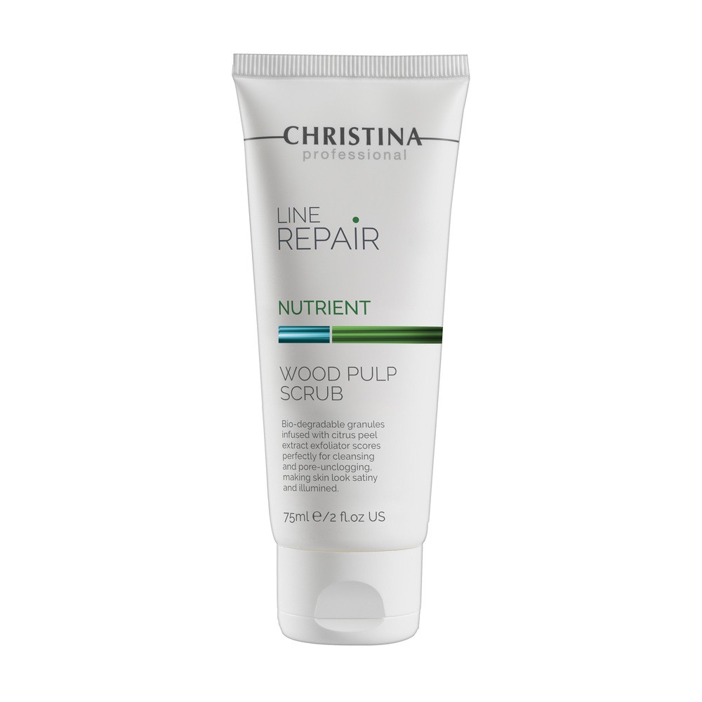 Peeling do twarzy Christina Line Repair Nutrient Wood Pulp oczyszczający 75 ml (7290100368640)