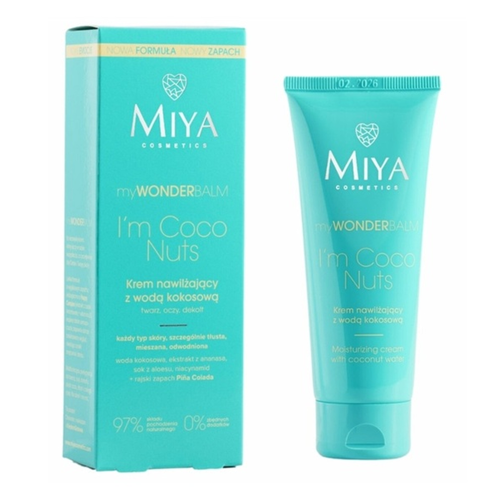 Miya, Mywonderbalm I'm Coco Nuts, Krem Nawilżający Z Wodą Kokosową, 75 Ml