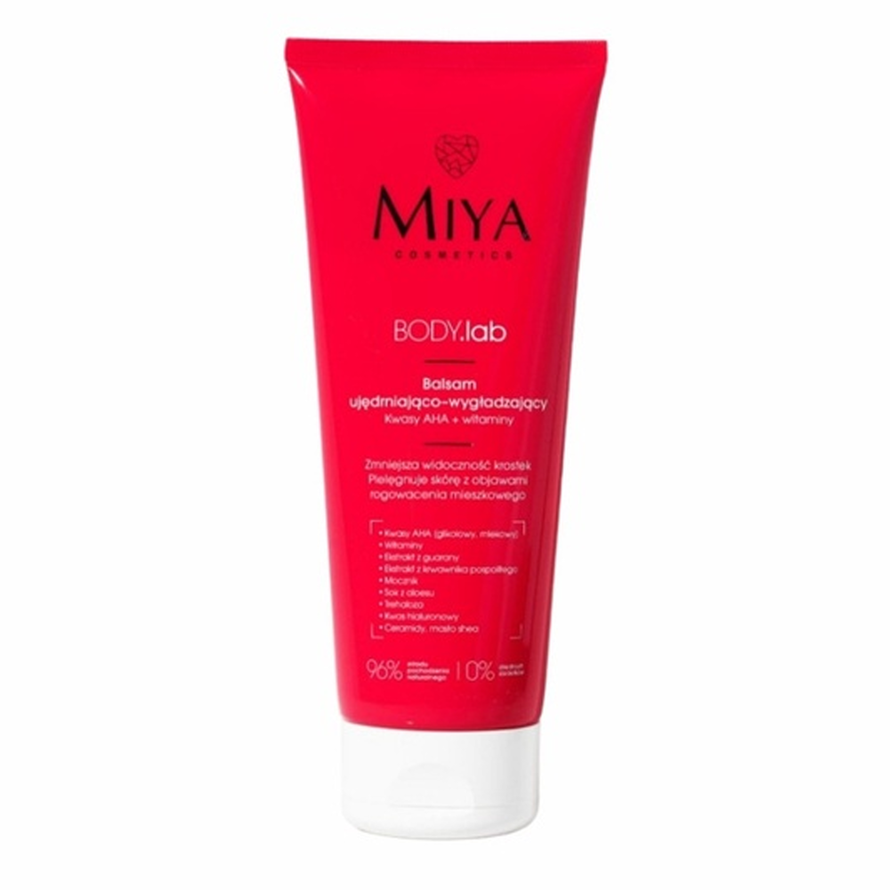 Miya BODY.lab Ujęrdniająco-wygładzający Balsam z kwasami AHA i witaminami 200 ml