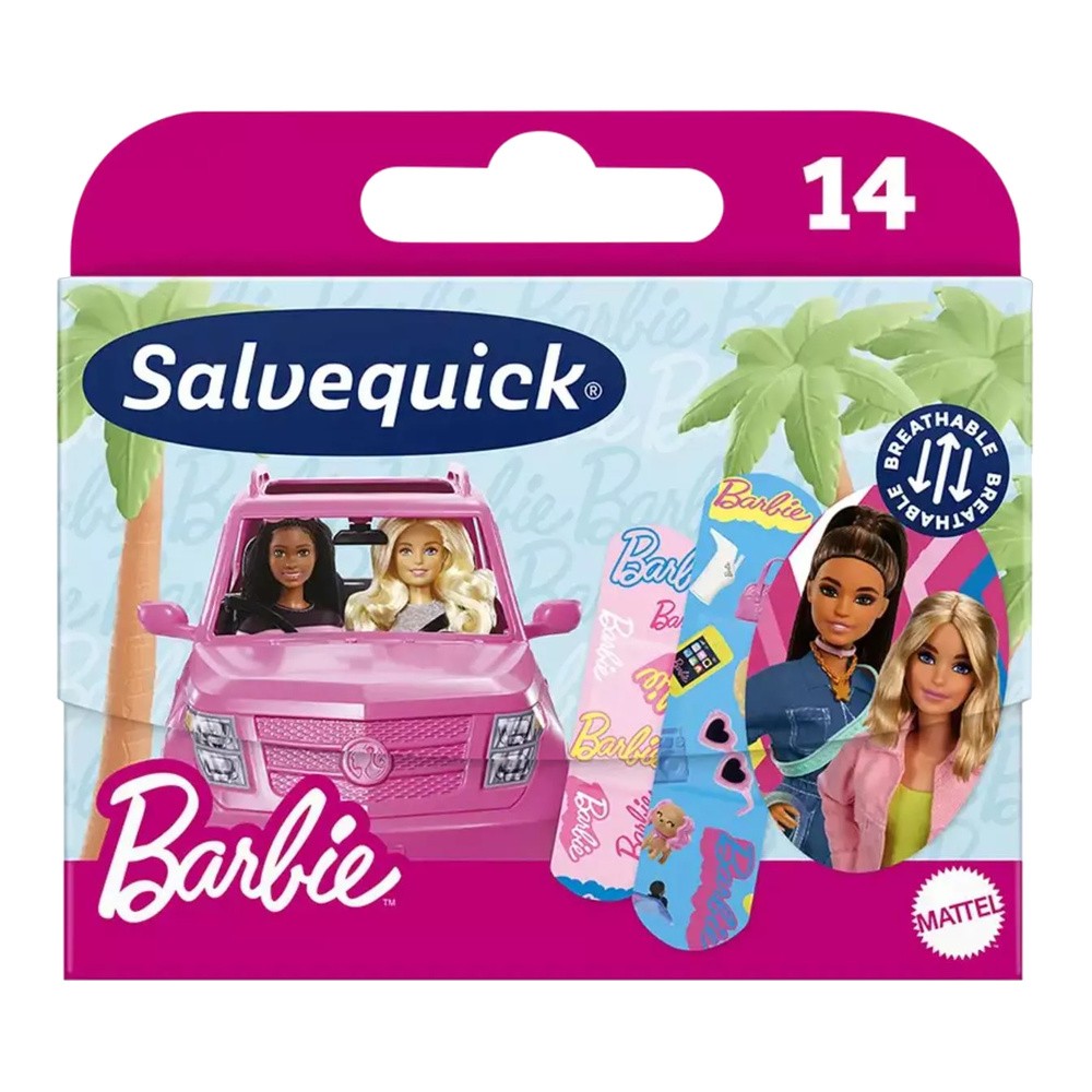 Salvequick Barbie, plastry, 14 sztuk