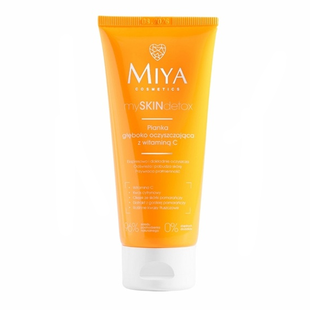 Miya mySKINdetox - Pianka głęboko oczyszczająca z wit. C 100ml 100 ml