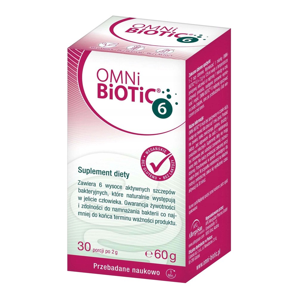 Omni-Biotic 6, proszek, 60 g