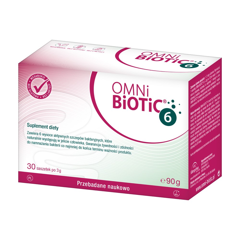 Omni-Biotic 6, proszek, 3 g x 30 saszetek