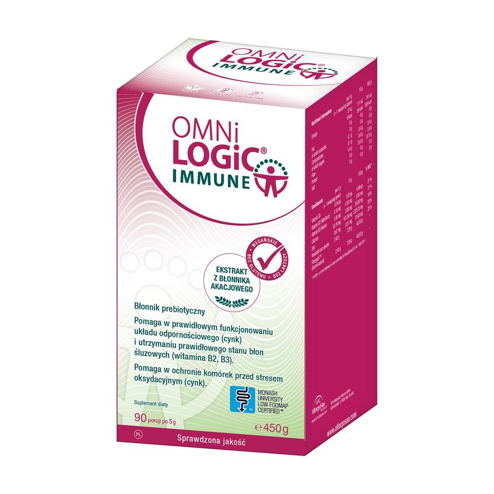 Omni-Logic Immune, proszek, 450 g, słoik PET