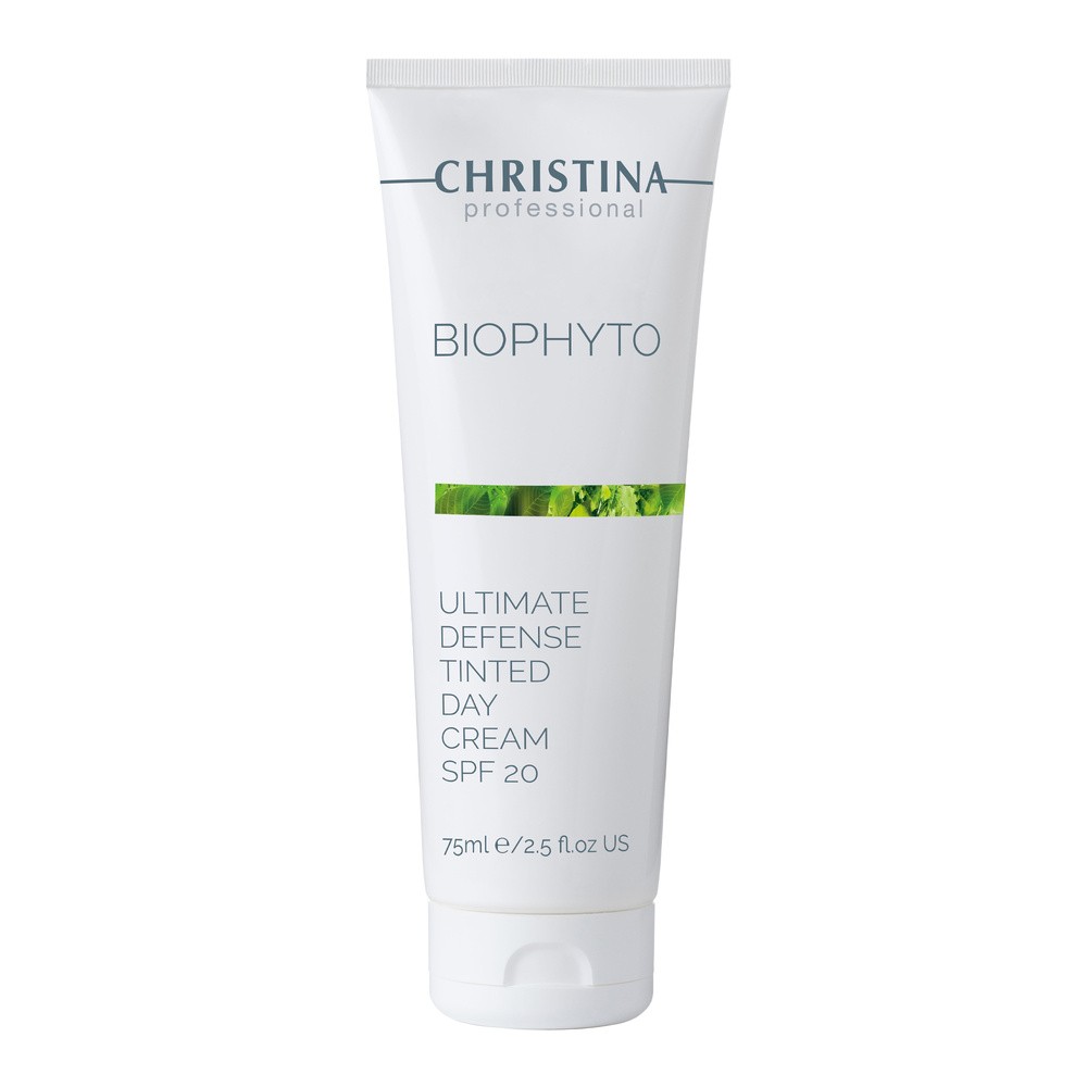 Bio Christina Tonujący krem na dzień - Christina Phyto Ultimate Defense Tinted Day Cream SPF 20 Tonujący krem na dzień - Christina Phyto Ultimate Defense Tinted Day Cream SPF 20