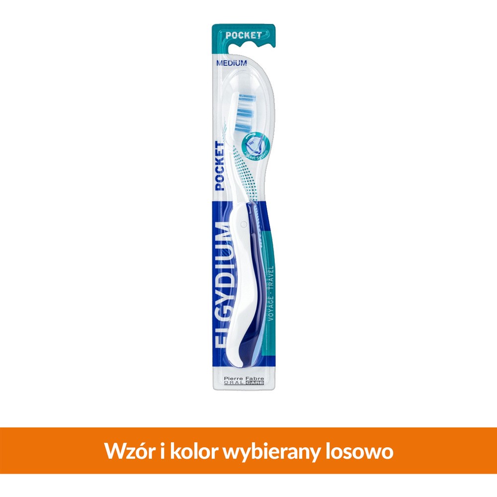 Pierre Fabre ELGYDIUM Pocket - kieszonkowa szczoteczka podróżna (turystyczna)