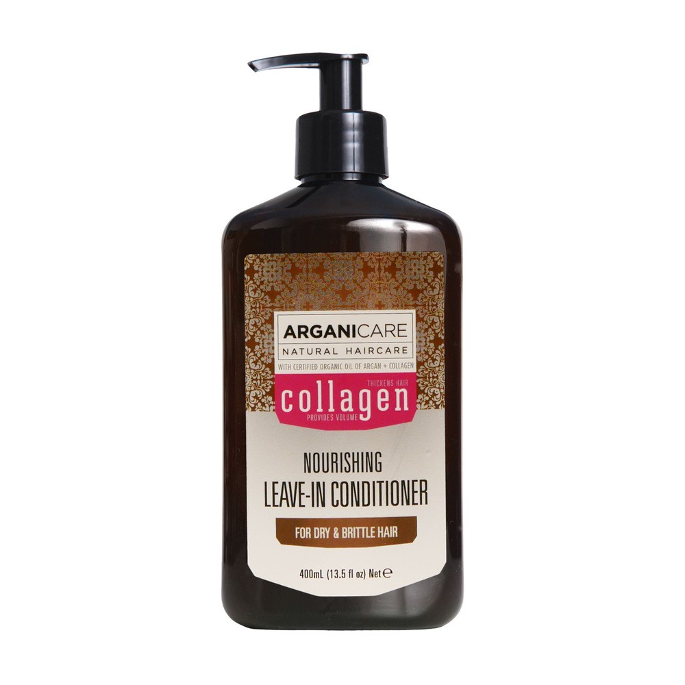 Arganicare Arganicare Collagen Nourishing Leave In Conditioner Odżywka bez spłukiwania do suchych i łamliwych włosów 400 ml