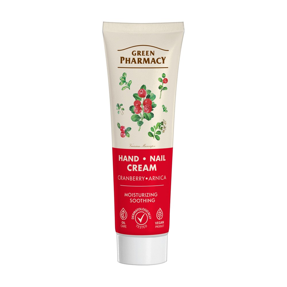 Green Pharmacy Krem do rąk, żurawina i arnika, 100 ml