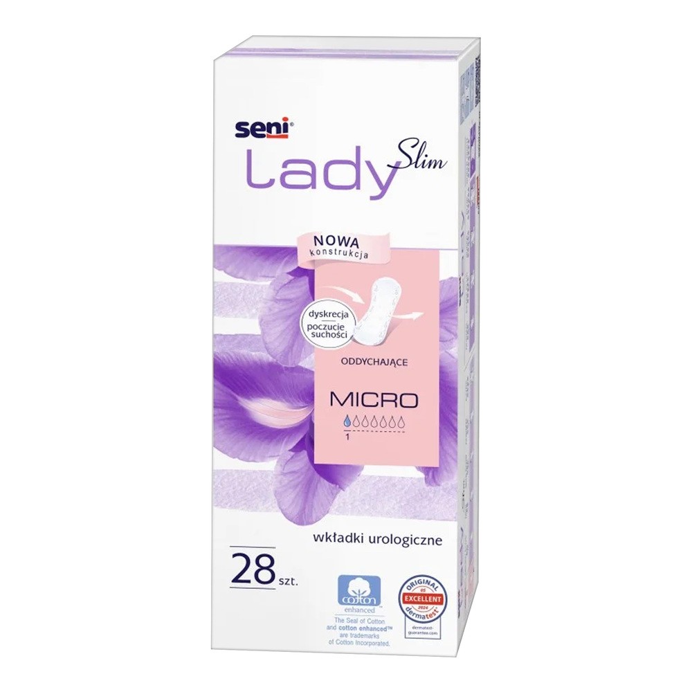 Seni Lady Slim, wkładki urologiczne, Micro, 28 sztuk