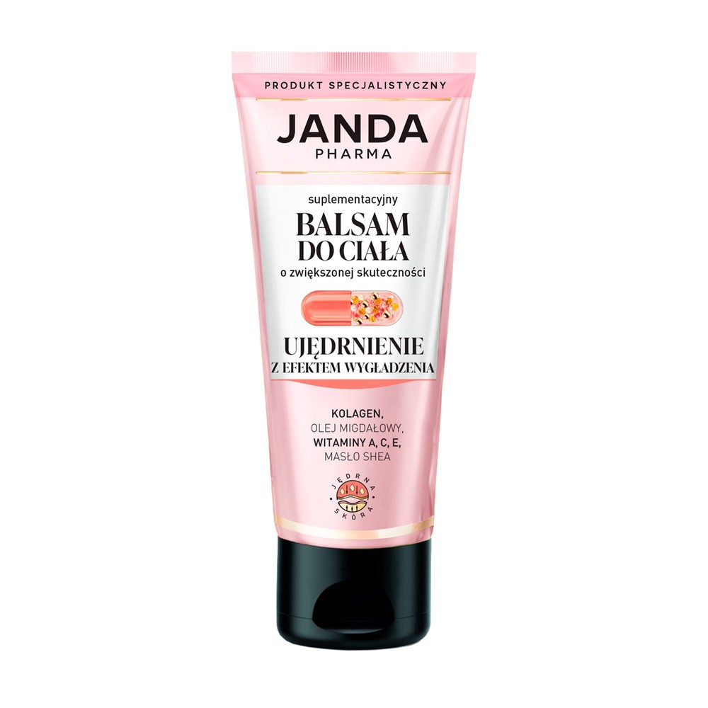 Janda Pharma, suplementacyjny balsam do ciała, ujędrnianie z efektem wygładzenia, 200 ml