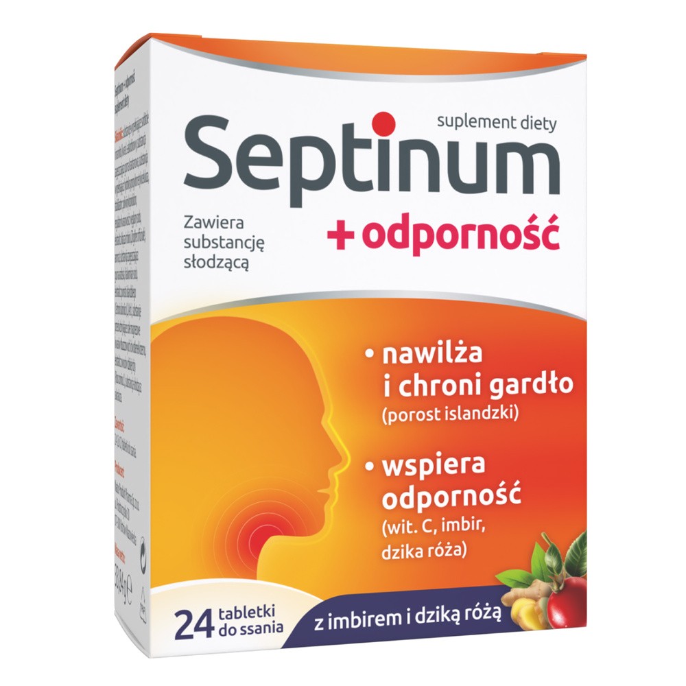 Septinum + Odporność, 24 tabletki do ssania