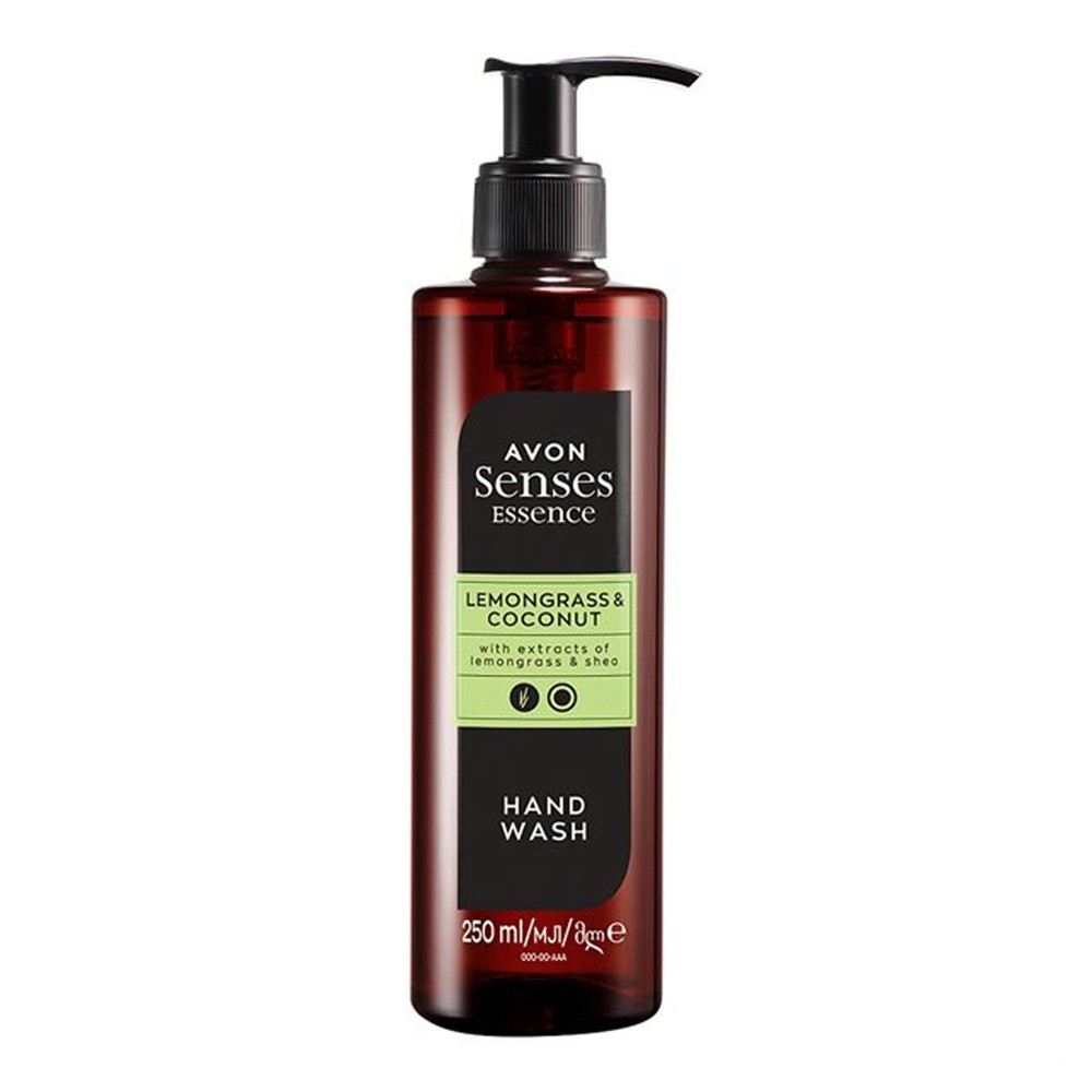 Avon Senses Essence, mydło do rąk, Trawa Cytrynowa i Kokos, 250 ml