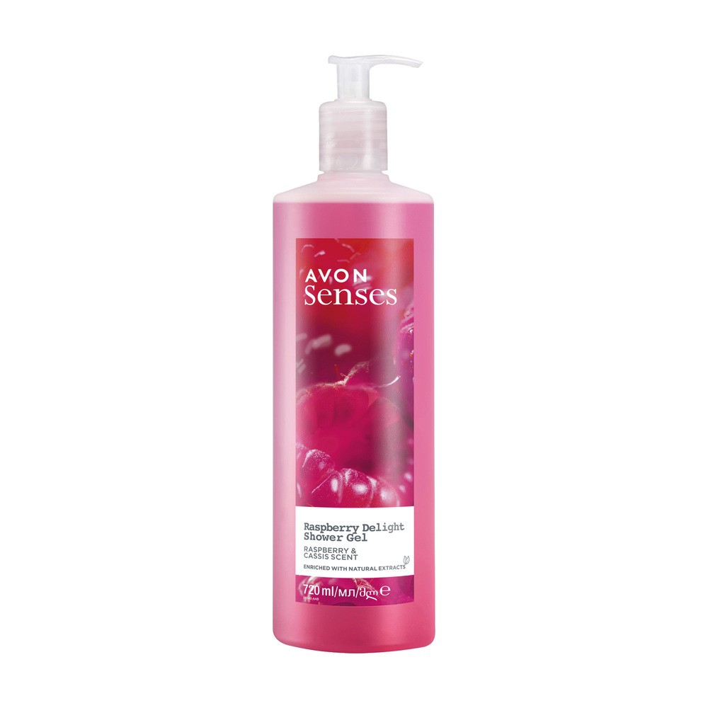 Avon Senses Raspberry Delig Żel pod prysznic 720ml