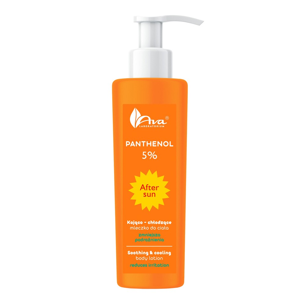 AVA LABORATORIUM Panthenol 5% kojąco-chłodzące mleczko do ciała po opalaniu 200ml