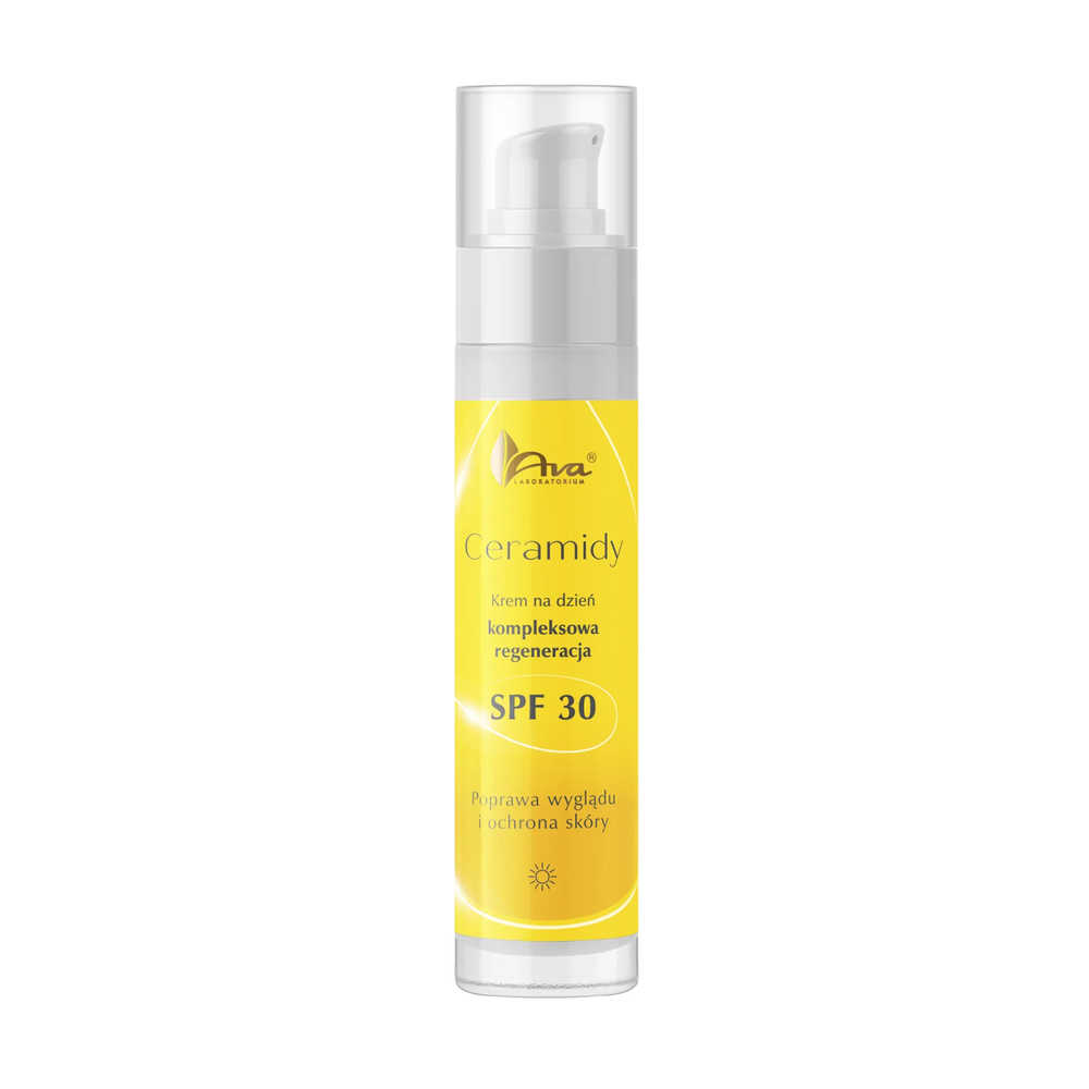 AVA CERAMIDY Krem na dzień SPF30 Kompleksowa regeneracja, 50ml >> 0zł za wysyłkę przy zakupach od 149 zł 
