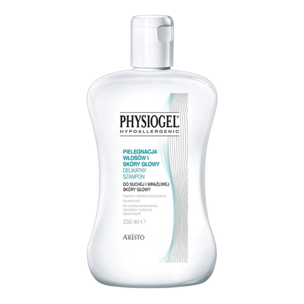 Physiogel Hypoallergenic Delikatny Szampon do suchej i wrazliwej skory glowy, 250 ml