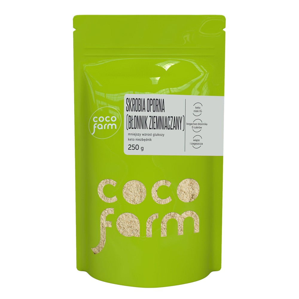 Coco Farm, Skrobia oporna, błonnik ziemniaczany, 250 g