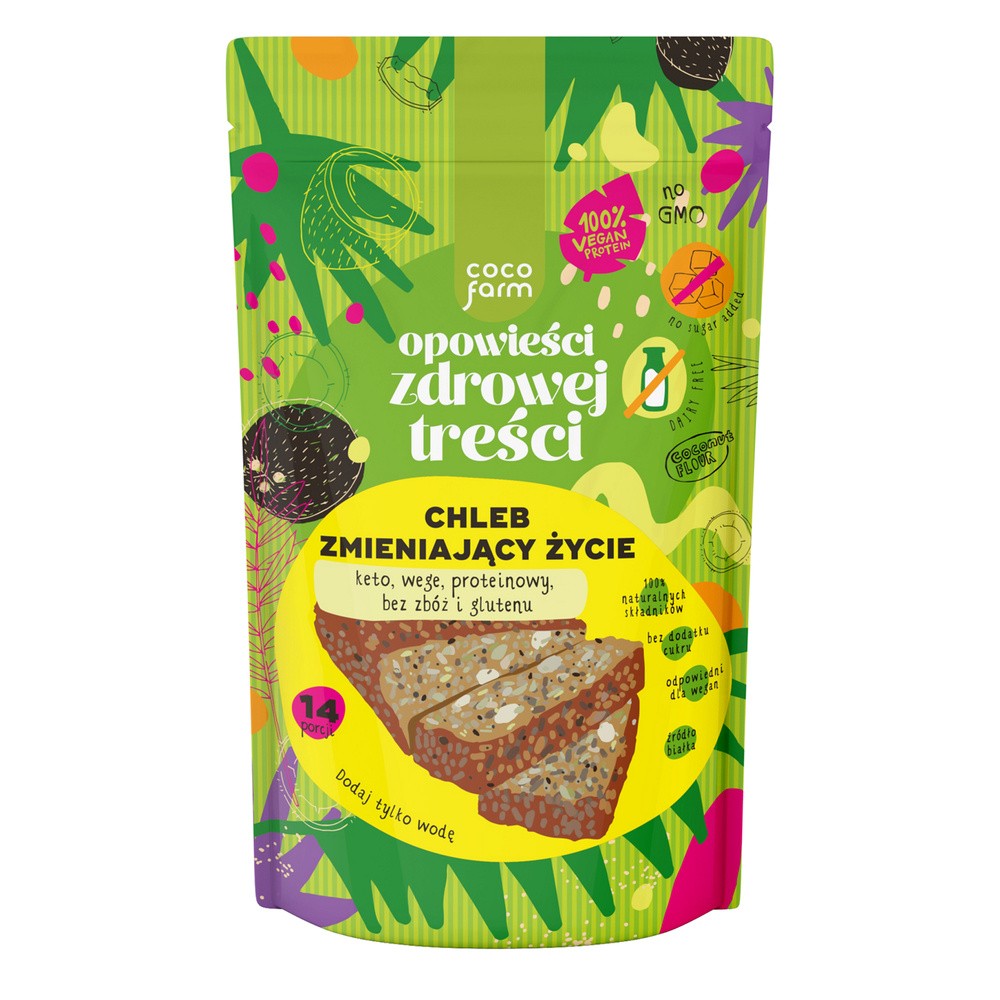 Mieszanka na chleb zmieniający życie Coco Farm, 345g