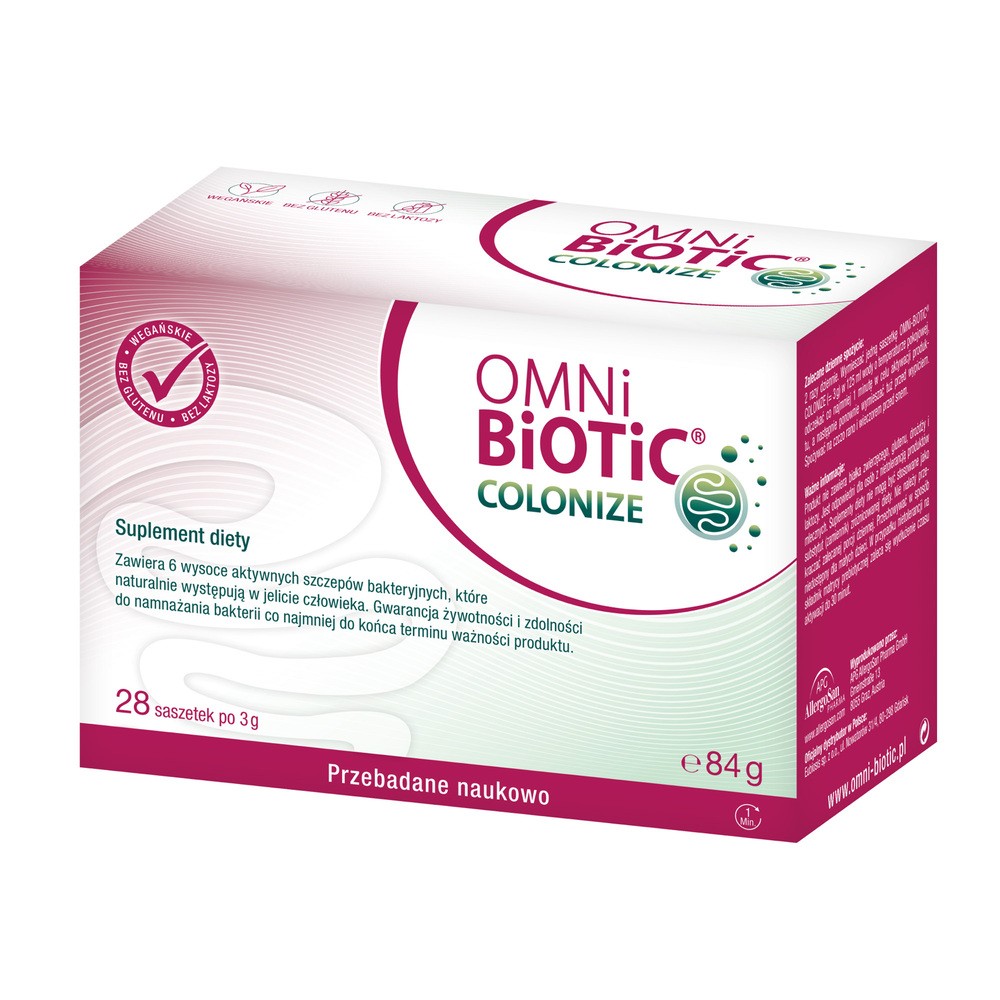 Omni-Biotic Colonize, proszek, 3 g x 28 saszetek