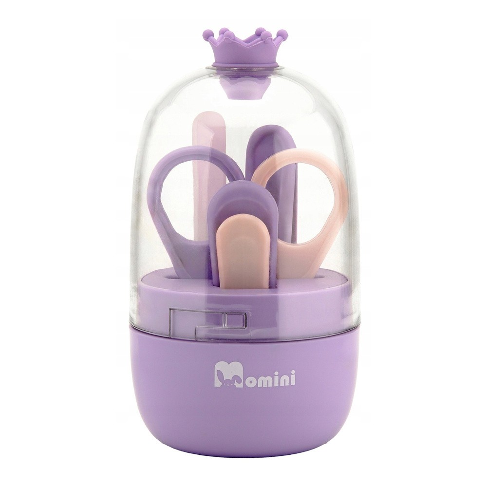 Zestaw do pielęgnacji paznokci niemowląt Momini Lilac