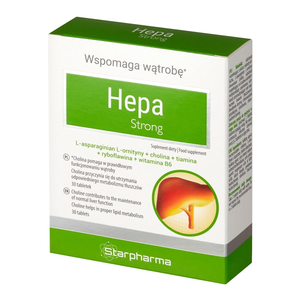 Starpharma HepaStrong suplement diety 30 tab.