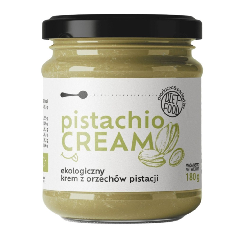 Krem z orzechów pistacji 100%  BIO 180 g
