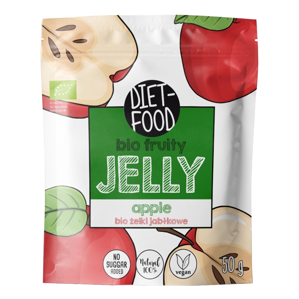 BIO ŻELKI OWOCOWE - JABŁKO 50G 5906395147847