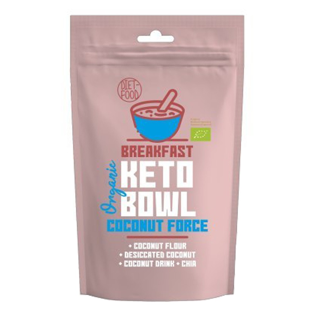 DIET-FOOD Śniadaniowy Keto Bowl - Coconut Force BIO 200g - Diet Food