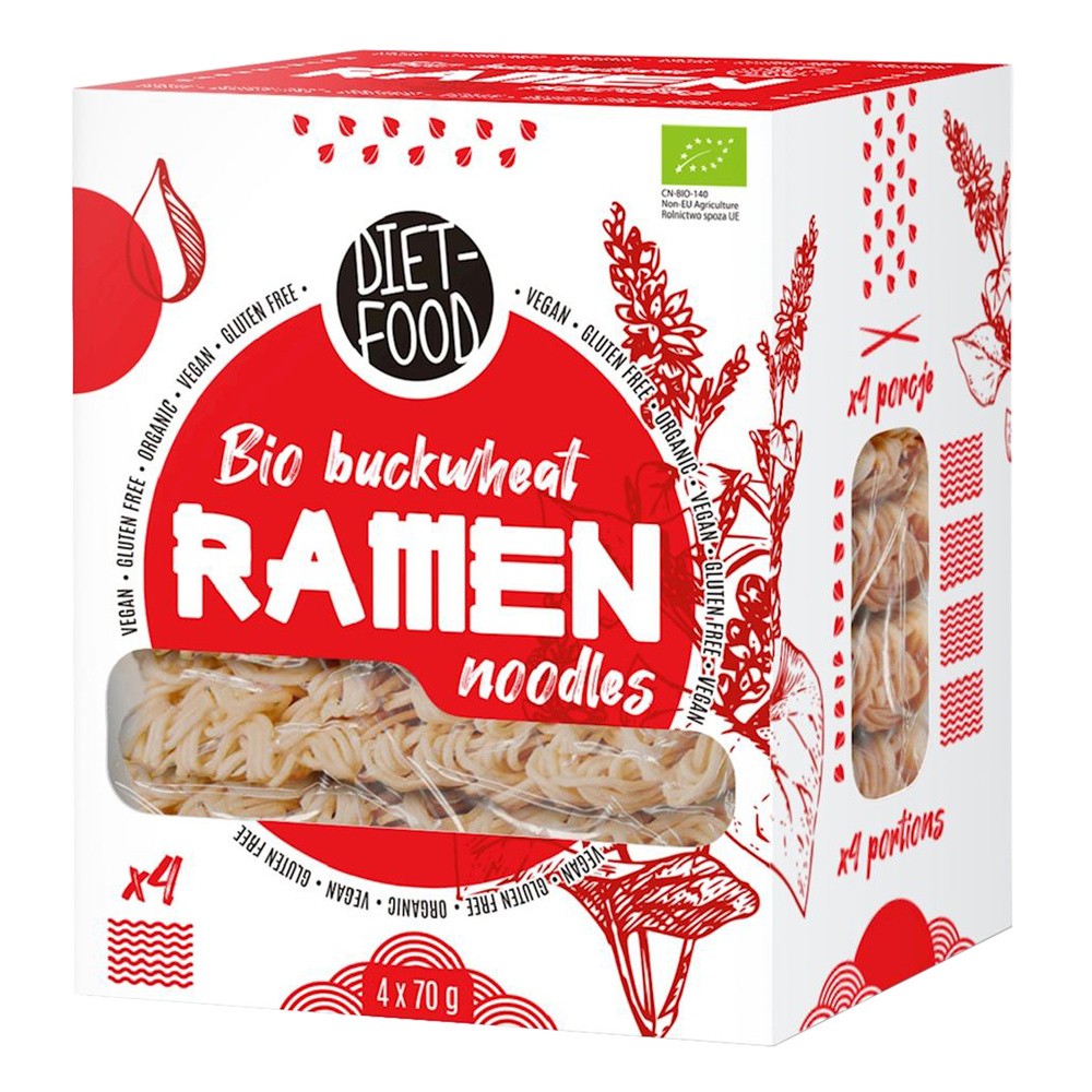 Diet-Food Makaron Gryczany Soba Ramen Noodle BIO 280g -