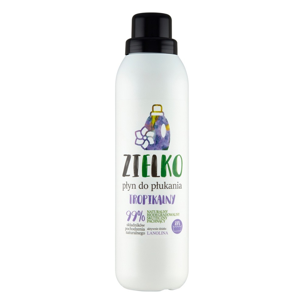 BioLife Sylveco ZIELKO ZIELKO Naturalny Płyn do płukania prania tropikalny 5902249014914