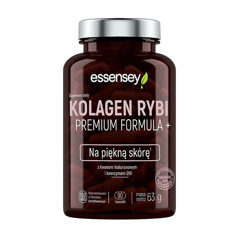 Essensey, Kolagen rybi Premium Formula+, Suplement diety, 90 kapsułek