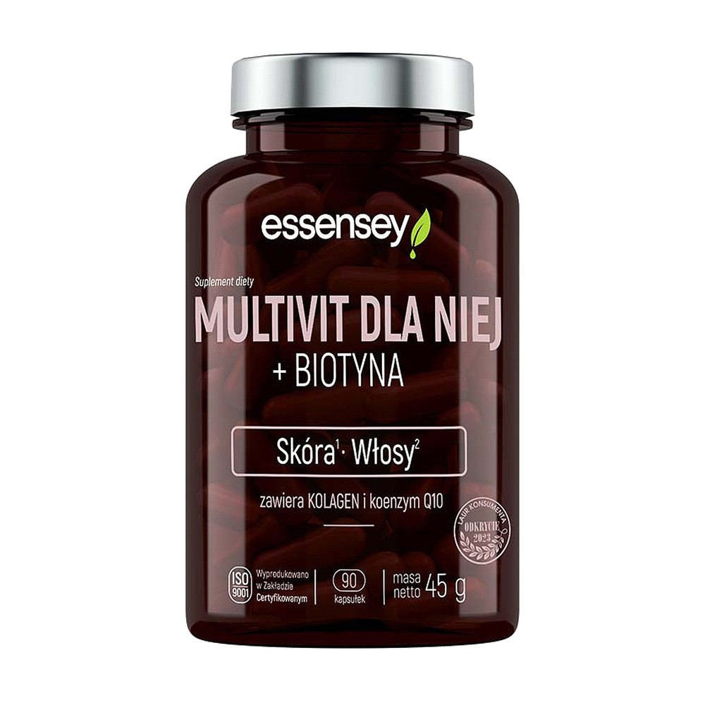Kompleks witamin ESSENSEY Multivit dla Niej + Biotyna (90 kapsułek)