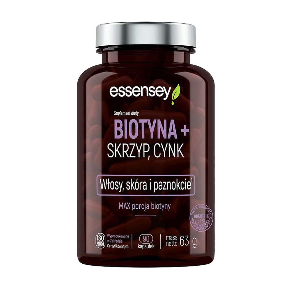 Biotyna ESSENSEY Skrzyp Cynk (90 kapsułek)