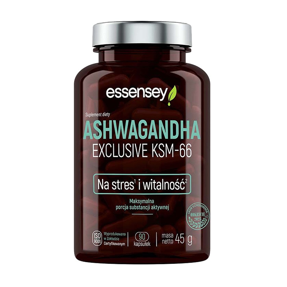 Essensey Ashwagandha Exclusive KSM-66 Stres 90vkaps.