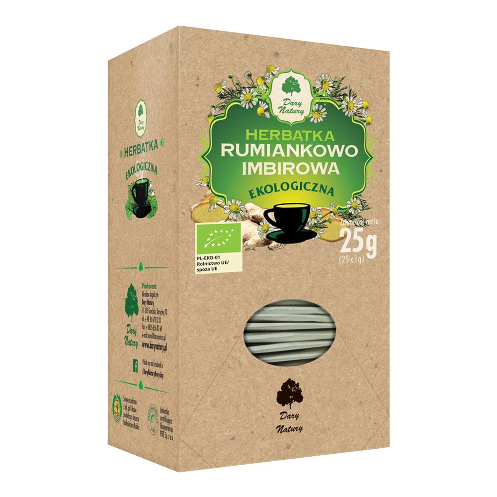 Dary Natury Herbatka Rumiankowo-imbirowa EKO 25x1g