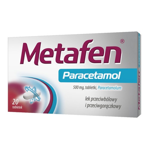 Metafen Paracetamol 500 mg x 20 tabl.