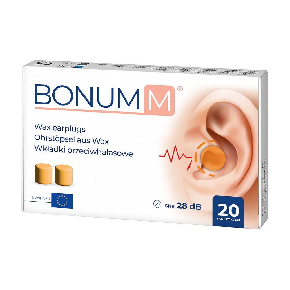 Bonumm Wkładki przeciwhałasowe, 20 sztuk