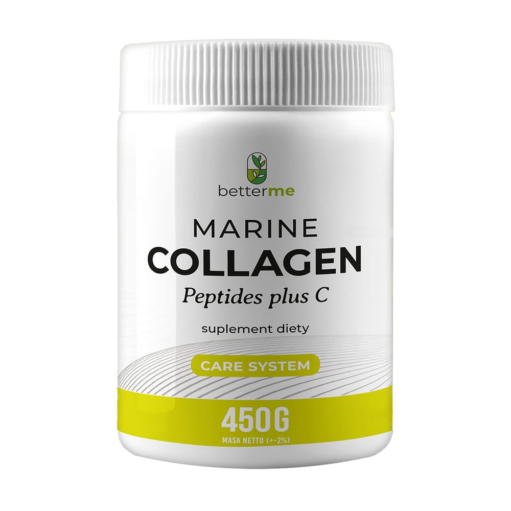 BetterMe Marine Collagen Peptides plus C, smak neutralny, 450 g