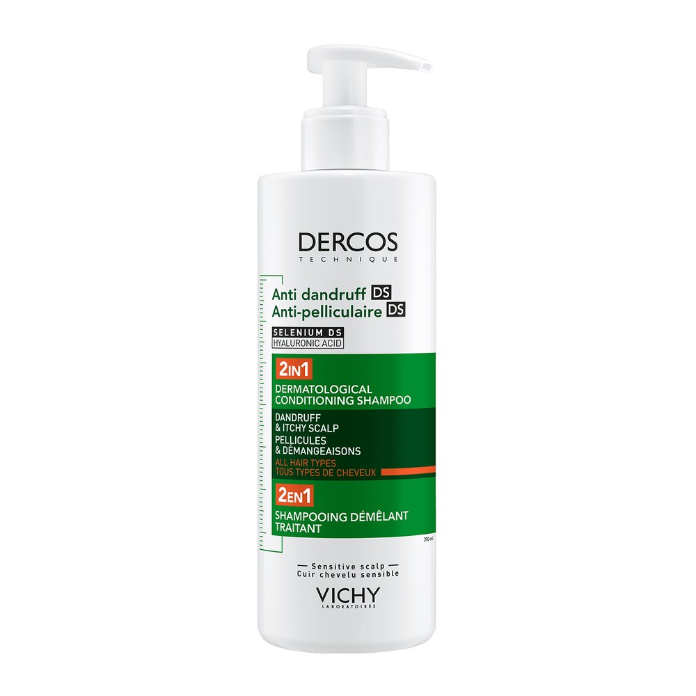 Vichy Dercos Szampon przeciwłupieżowy z odżywką 2w1