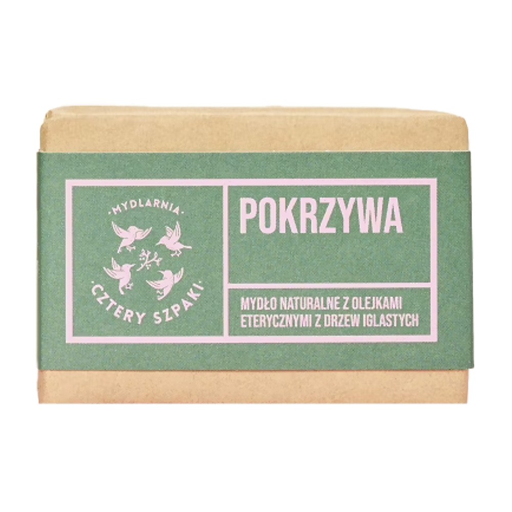 Mydlarnia Cztery szpaki-mydło pokrzywa z olejkami eterycznymi